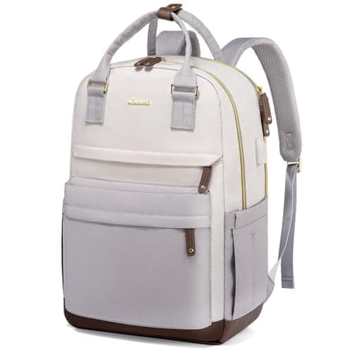 LOVEVOOK Travel Laptop Backpack Women, 17.3 Inch Anti-theft Laptop Bag with USB Port, Fashion Waterproof Computer Backpacks Teacher Nurse Backpack Purse for College School Work - Image 1