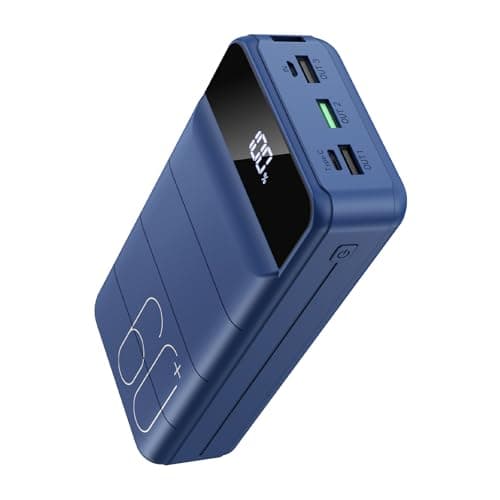 Portable Charger Power Bank 60000mAh Fast Charging 22.5W PD4.0 & QC 4.0 with USB C Battery Pack Charger Portable High Capacity Portable Phone Charger Power Bank for iPhone, Samsung, Travel (Blue) - Image 1