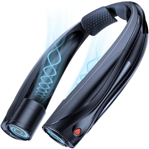 Vexolta Portable Neck Fan, 6000mAh Personal Fan, 360° Cooling Rechargeable Wearable Fan, 6 Speeds Adjustable Hands Free Fan for Travel Outdoor, Office, Ideal Summer Gifts for Men Women - Image 1