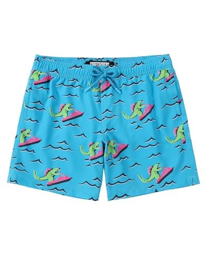 CoozySphere Boys Swimming Trunks with Mesh Liner Little Boy Bathing Suit Quick Dry Beach Swimsuit Swim Shorts 7 Year Old - Image 1