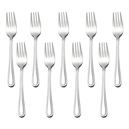 LIANYU 24-Piece Toddler Utensils Forks, Kids Silverware Forks for 2-10 Year Old, Children Cutlery Flatware Set, Kids Child Utensils for Home Preschools, Dishwasher Safe