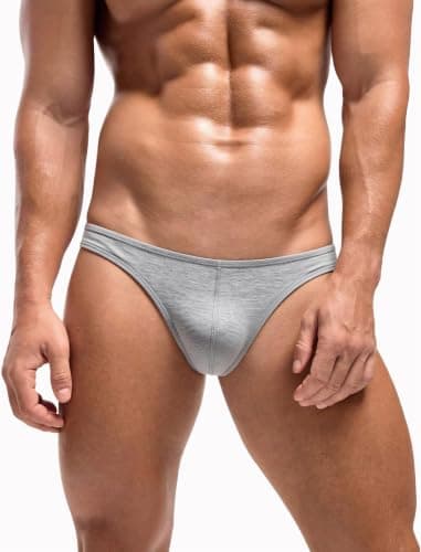 Men's Thong G-String Underwear Soft Stretch Brief Bulge Pouch Underwear - Image 1