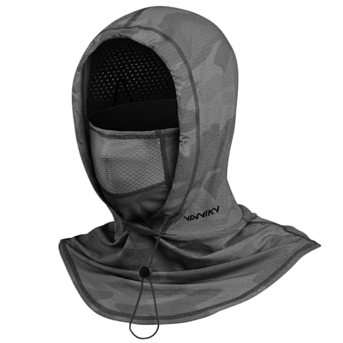 Cooling Balaclava Face Mask with Breathable Holes Sun Protection Full Face Mask for Men Women Fishing Cycling&Outdoor Work Dark Gray - Image 1
