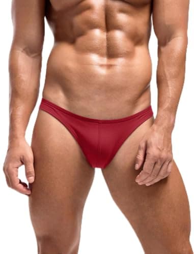 Men's Thong G-String Underwear Soft Stretch Brief Bulge Pouch Underwear - Image 1