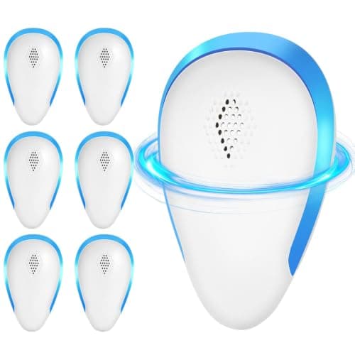 2026 Upgraded Ultrasonic Pest Repeller Indoor Insect Repeller Pest Pro, Pest Control Roach, Mouse, Bugs, Mosquito, Mice, Spider, Ant, Mice Repellent Indoor,Rodent Repellent Ultrasonic Plug in, 6 Pack