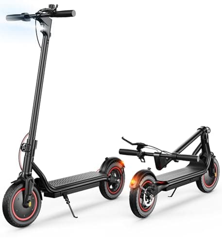 Electric Scooter Adults, 10" Pneumatic Tires, 500W Powerful Motor, 22 MPH Speed, 23 Miles Long Range, Dual Brake, APP Control, Foldable Commuting Scooter for Adult and Teens - Image 1