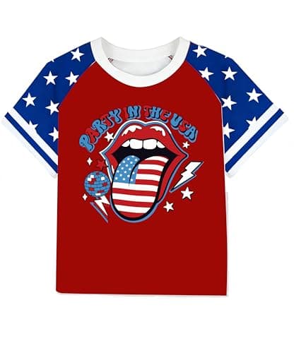 Kids American Flag Shirt Boys Girls 250 Anniversary USA Shirts Toddler 4th of July Tshirts Patriotic Short Sleeve Tops - Image 1