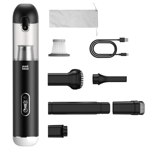 Minthouz Car Vacuum Portable Cordless - 20000PA High Power Handheld Vacuum with LED Display, 2.5H Fast Charging Up to 45 Mins of Runtime, Hand Vac Cordless Rechargeable for Car Home Corner Cabinet - Image 1