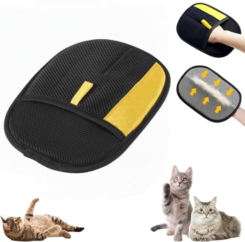 Sibkuy Cat Hair Remover Furniture,Electrostatic Pure Path Pet Dog Hair Remover Glove for Dogs Cats,Reusable & Washable Yomi Pet Hair Removal Gloves for Furniture Clothes, Couch, Carpet, Car Seat, Bed - Image 1