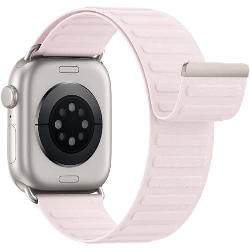 Magnetic Sport Bands Patented Compatible with Apple Watch Band 49mm 46mm 45mm 40mm 44mm 38mm 41mm 42mm for Men Women, Nylon Strap Replacement for iWatch Ultra/3/2/1 Series 11 10 9 8 7 6 5 4 3 2 1 SE - Image 1