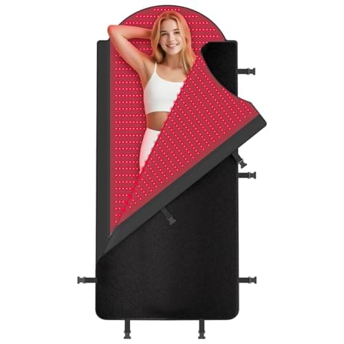 Red Light Therapy Mat Full Body, 71"x33" Redlight Therapy Blanket with Premium Leather, 2580 LEDs Dual Wavelength 660nm & 850nm Near Infrared Therapy Bag for Home Use,RMAT05 - Image 1
