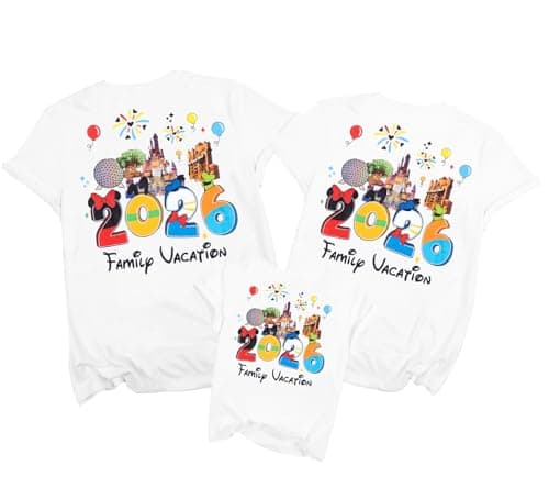 Magical Family Shirts matching 2026 Vacation Family Matching Outfits Mom and Mini Cute Summer Trip Clothes - Image 1