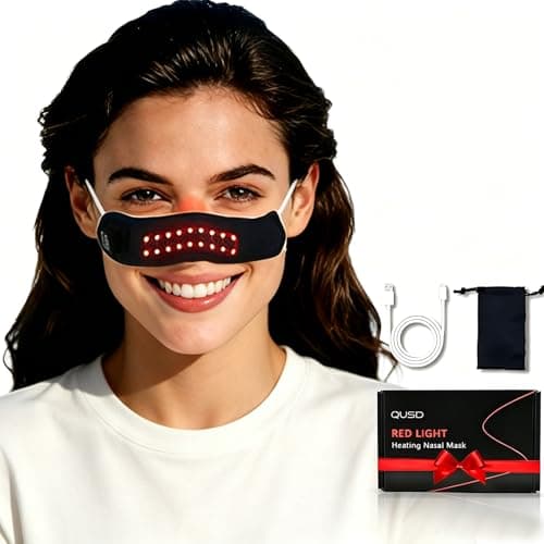Red Light Therapy for Nose Warmer, Heated Nasal Mask,Nasal Soothing Device,Heating Winter Nose Warmer Cover Men Women Cold Weather Outdoor Activities - Image 1