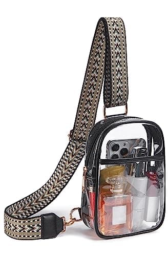 Telena Clear Bag for Stadium Events Women's Clear Purses for Women Stadium Crossbody Bag - Image 1