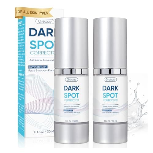 Dark Spot Remover for Face Body Serum with Hyperpigmentation Treatment Skin Brown Spot Age Spot Remover Dark Spot Corrector Glow Serum Brighten Even Gentle and Non-Irritating Unisex 1 Fl Oz 2 pack - Image 1