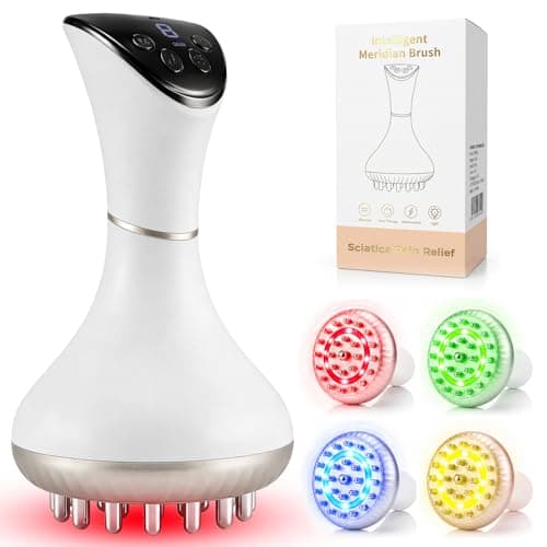 Huxerol Sciatica Pain Relief Devices – Deep Tissue Massager with Multi-Mode Technology, Heat & Light, Targeted Relief for Sciatic Nerve & Lower Back Pain - Image 1