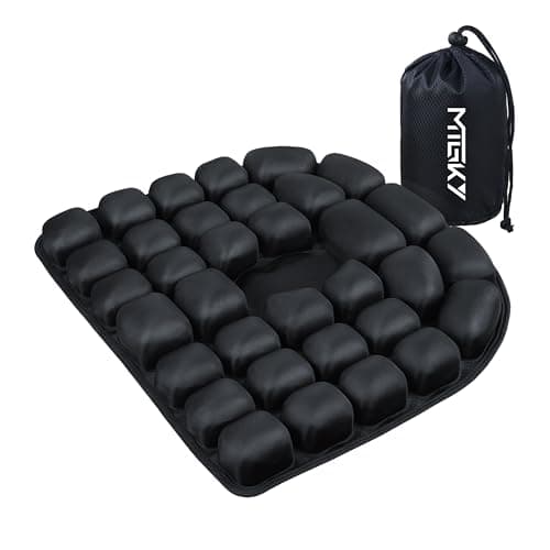 MTGKY Sondor Travel Cushion,Portable & Adjustable Airplane seat Cushion for Long Flights,Inflatable Cushion for Wheelchair, Travel,Driving - Image 1