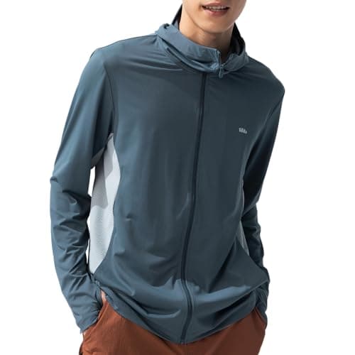 BENEUNDER Men's UPF 50+ Sun Protection Lightweight Hoodie Jacket Long Sleeve Active Sun Shirts for Outdoor Hiking Workout - Image 1