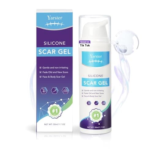 Medical Grade Silicone Scar Gel - Advanced Scar Removal Cream & Scar Treatment for Surgical, C-Section, Hypertrophic & Acne Scars - 1.7oz - Image 1
