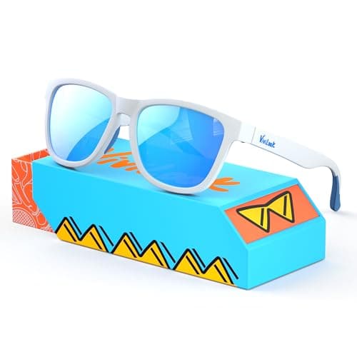 VIVILOOK Sunglasses for Women Men, Elastic Touch Polarized Womens Sunglasses, Mirrored UV400 Protection TR Sun Glasses Pippop Galaxy Soda - Image 1