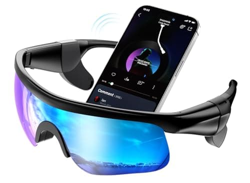 NICKLUC Bluetooth Sunglasses for Men & Women - Premium Clear Sound Open Ear Audio Glasses for Running Cycling, Polarized UV400, Anti-Slip Lightweight Comfort - Image 1