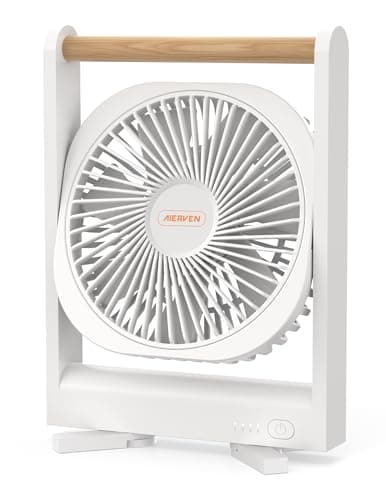 AIERVEN Magnetic Cruise Fan Cabin Approved, Ultra-Slim (1.46") Magnetic Fan for Cruise Ship, Portable Travel Fan for Cruise, Quiet & Feather-Light (13 oz), Cruise Essentials 2026 - Image 1