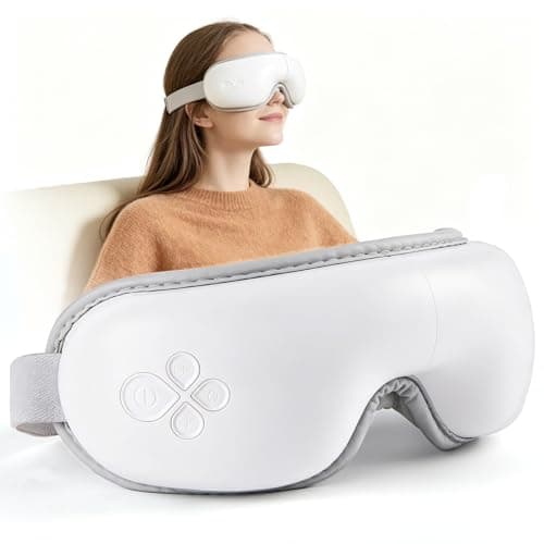 LAOBEN Eye Massager with Heat- Eye Mask for Migraines & Improve Sleep