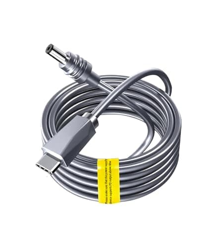 ThermoHalo Starlink Mini Cable 9.8FT, Starlink Mini USB C to DC Power Cable, Compatible with 100W+ Power Bank and PD Charger starlink mini USB c Cable (9.8FT/3M) - Image 1