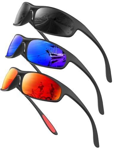 KALIYADI Mens-Sunglasses Polarized Sunglasses-Men Sports: Sport Sun Glasses for Running Cycling Fishing with UV Protection - Image 1