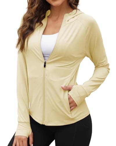 We1Fit Women's UPF 50+ Sun Protection Shirts Summer Lightweight SPF Hoodie Jacket Long Sleeve for Outdoor Hiking Running - Image 1