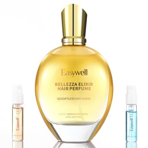 EASYWELL Hair Perfume for Women, Lightweight Fruity Floral Hair Mist Spray with Keratin, Vitamin B5 & Amino Acids, Nourishing Non-Greasy Formula, 75ml Glass Bottle - Image 1