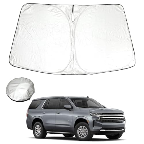 Windshield Sunshade UV Ray Reflector for Chevy Tahoe GMC Yukon 2021-2025 - Image 1
