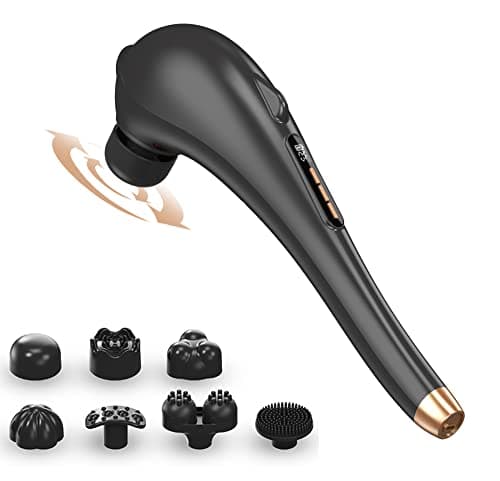 Asopal Back Massager for Pain Relief, Portable Cordless Massager with Type-C Charging, Deep Tissue Back Massage Machine, Hand Held Massage Tool, Body Relaxation Handheld, Rechargeable - Image 1
