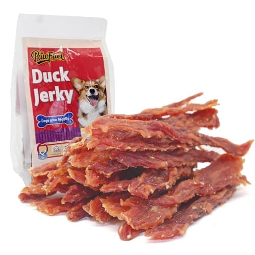PawFuel Dog Treats Duck Jerky Made of Real Duck Breast Meat, Rich in Taurine High Protein Low in Fat. Suitable Small Or Medium,Large Dogs Training Rewards. Each Pack 14.11 Ounces. - Image 1