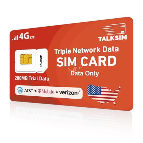 $5 Prepaid Smart Watch SIM Card Kit for 5G 4G LTE Smartwatch, 200MB Data Included, Data Plans Starting at $4/mo, USA Coverage, Compatible with Unlocked IOT Devices, No Contract - Image 1