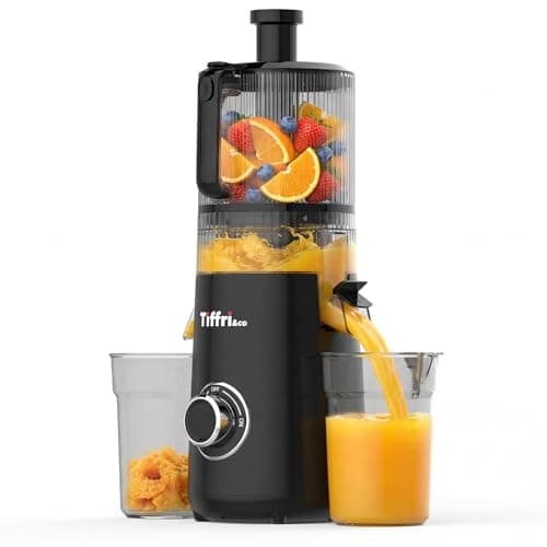 Tiffri&Co Cold Press Juicer, Masticating Juicer for Fruits and Vegetables - Image 1