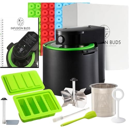 3-In-1 Magical Infuser Machine, Herb Decarboxylator & Gummy Maker. Butter maker Machine for creating Infused Butter, Gummies, Herbal Oil & More. Recipe Book & All Accessories - Image 1
