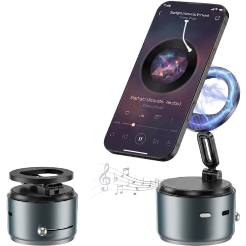 TGWUZZ 2-in-1 Magnetic Golf Cart Phone Holder & Bluetooth Speaker (Blue)