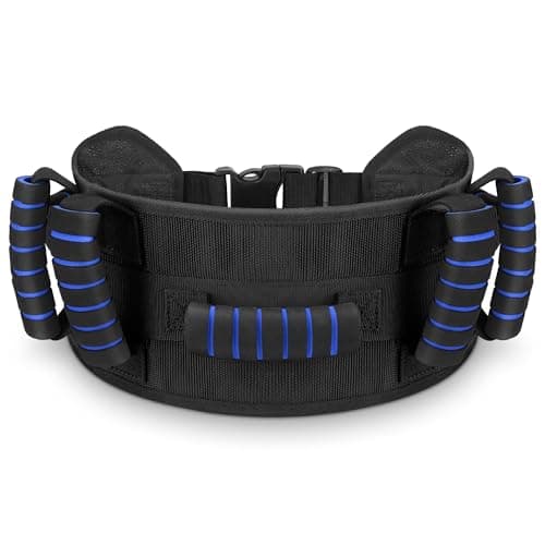 Silimore Gait Belt for Seniors with Handles, Gate Belts Medical with Quick Release Latch - Elderly Physical Therapy Transfer Belt for Lifting Seniors,Patients,Disabled(Blue) - Image 1