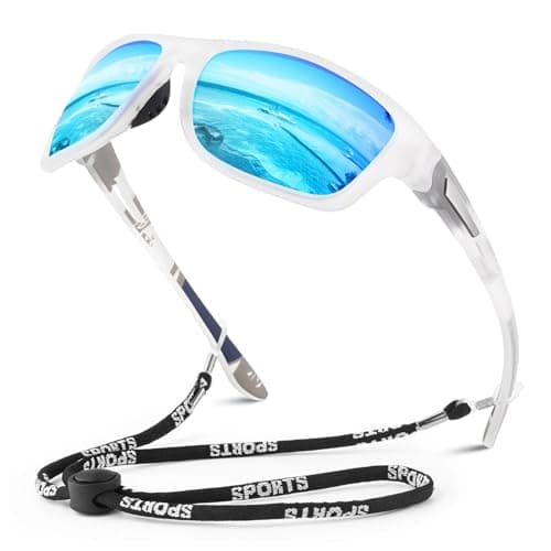 WEAROYO Polarized Sports Sunglasses for Men Women,Fishing Driving Rectangular Goggles UV400 Protection - Image 1