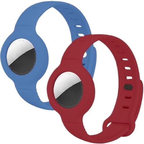 Air Tag Bracelet Kid Band,Aitag Wristband K ids Tag,Kids Bracelet Safety GPS,for Kids GPS Tracker Bracelet Apple Kid Keychain Waterproof Travel,Airplane Must Haves for Tags- 2 Pack-8pack - Image 1
