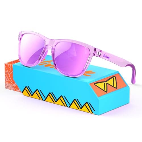 VIVILOOK Sunglasses for Women Men, Elastic Touch Polarized Womens Sunglasses, Mirrored UV400 Protection TR Sun Glasses Pippop Ultra Violet Ray - Image 1