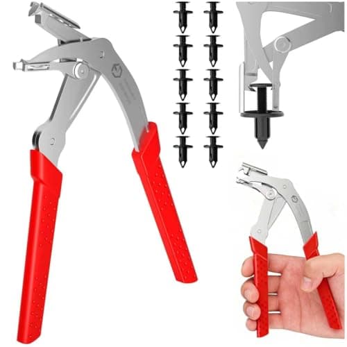 Car Clip Pliers, Clip Removal Tool with Spring-Loaded Lever for Auto Trim & Fastener Removal, Easily Remove Fasteners, Clips, and Rivets, Damage-Free Interior & Exterior Disassembly Tool - Image 1