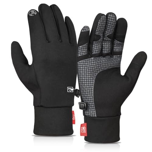 Cevapro Winter Gloves Men Women, Touchscreen Warm Running Gloves Windproof Thermal for Cold Weather Cycling Driving Hiking - Image 1