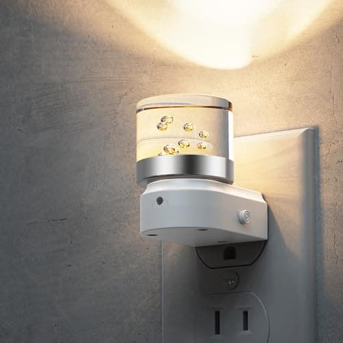 L LOHAS LED Night Light, Night Lights Plug into Wall, 3000K Soft Light LED NightLights, Built in Dusk to Dawn Sensor Bubble Wall Light for Hallway, Bathroom, Rooms - Image 1