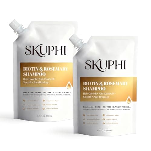 SKUPHI Rosemary Amino Acid Shampoo, Biotin Hair Growth Shampoo for Women and Men Hair Loss - Image 1