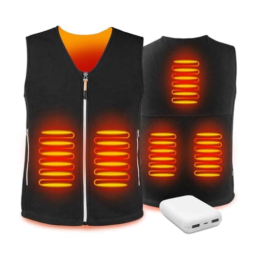 Warm Storm Heated Vest for Men and Women (Battery Pack Included), Fleece Heated Jackets for Men and Women(XL - Image 1