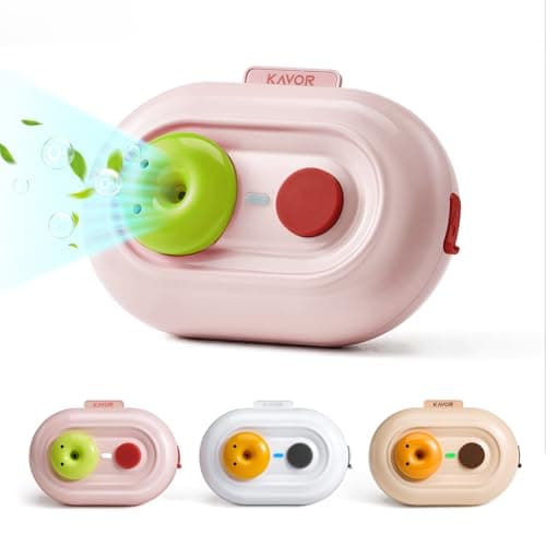 Kavor Plasma Fridge Deodorizer, Ozone Odor Eliminator for Car, Closet, Pet Areas, 3-Mode Rechargeable Air Ionizer, More Effective Than Baking Soda & Charcoal, Pink