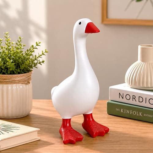 TTDOM 7 inch Desk Goose Desktop Goose Decor for Home Office Gifts for Women Coworkers Friends Besties Housewarming Gifts - Image 1