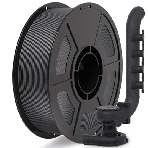 IEMAI PAHT Carbon Fiber Nylon Filament 1.75mm Matte Black 1KG, PAHT-CF 3D Printer Filament Extremely High Temperature & Chemical Resistant, High Rigidity & Strength for Performance Parts - Image 1